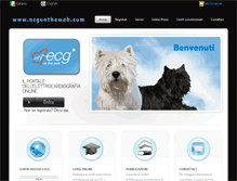 Tablet Screenshot of ecgontheweb.com